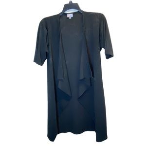 Lularoe Shirley Kimono Black Size S